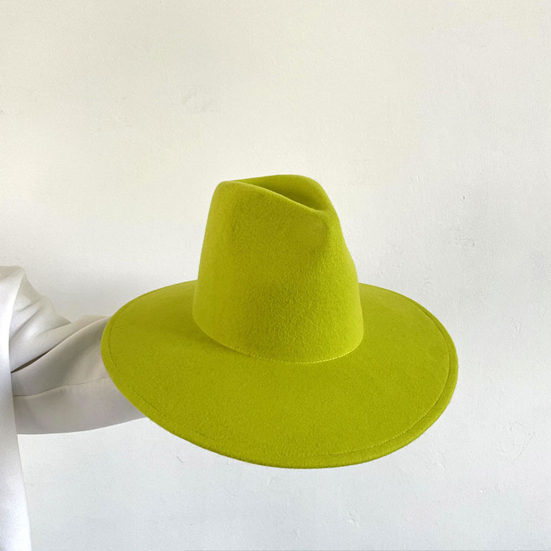Fedora Hat Wool - New Winter High Top Fashion Designer