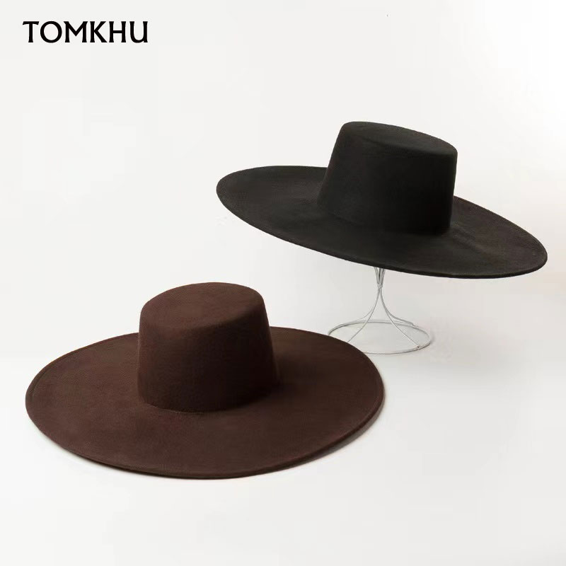 Fedora Hat Wool - Retro Luxury Classic Felt Jazz Hat
