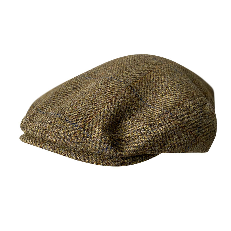 Striped Gray New Wool Flat Cap – Newsboy Cap Ivy Bewertung und Preis