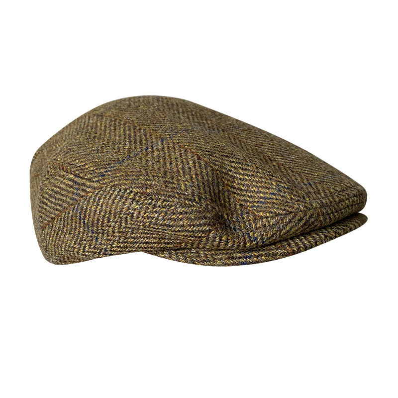 Striped Gray New Wool Flat Cap – Newsboy Cap Ivy Bewertung und Preis