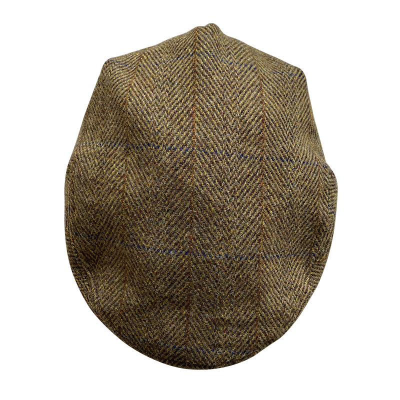 Striped Gray New Wool Flat Cap – Newsboy Cap Ivy Bewertung und Preis