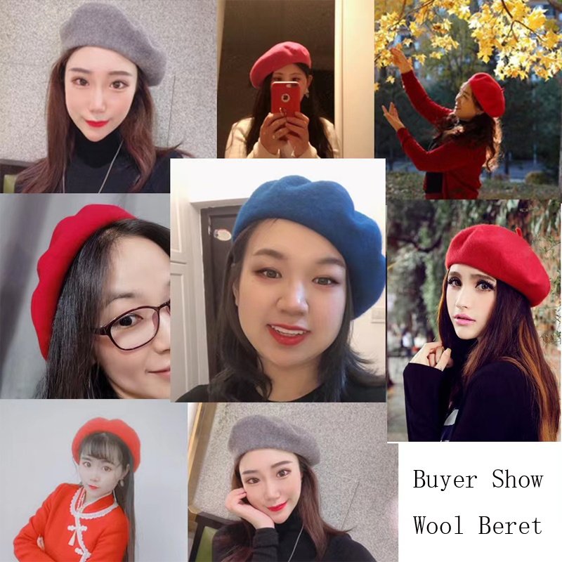 Big Head Wool Beret Women Men  – Beret French Wool Bewertung und Preis