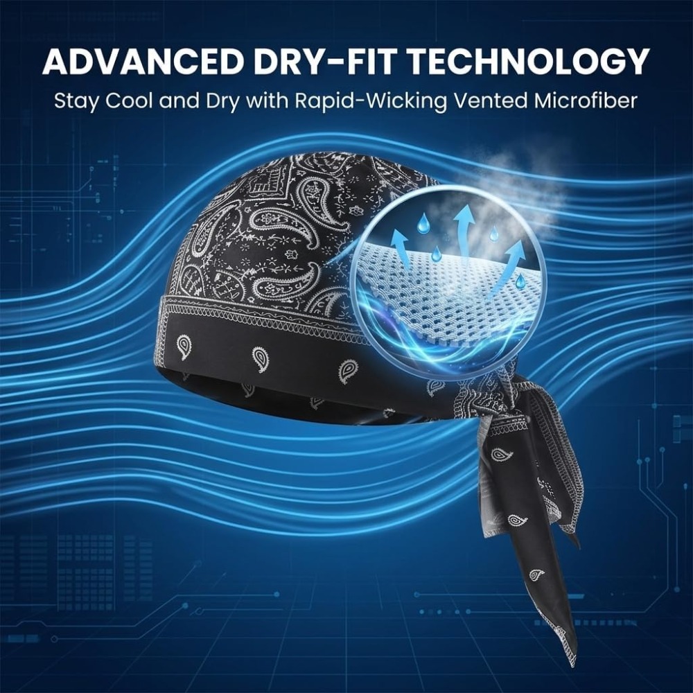 1-5pcs Cooling Skull Cap Helme – Skull Cap Helmet Liner Bewertung und Preis
