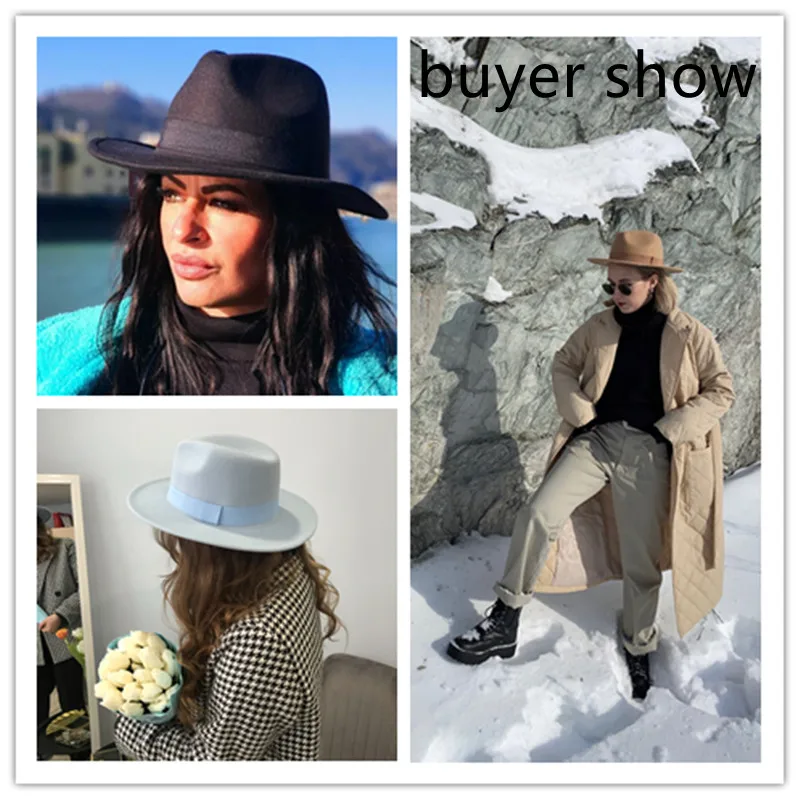 Fedora Hat Women Winter Hats f – Fedora Hat Wool Bewertung und Preis