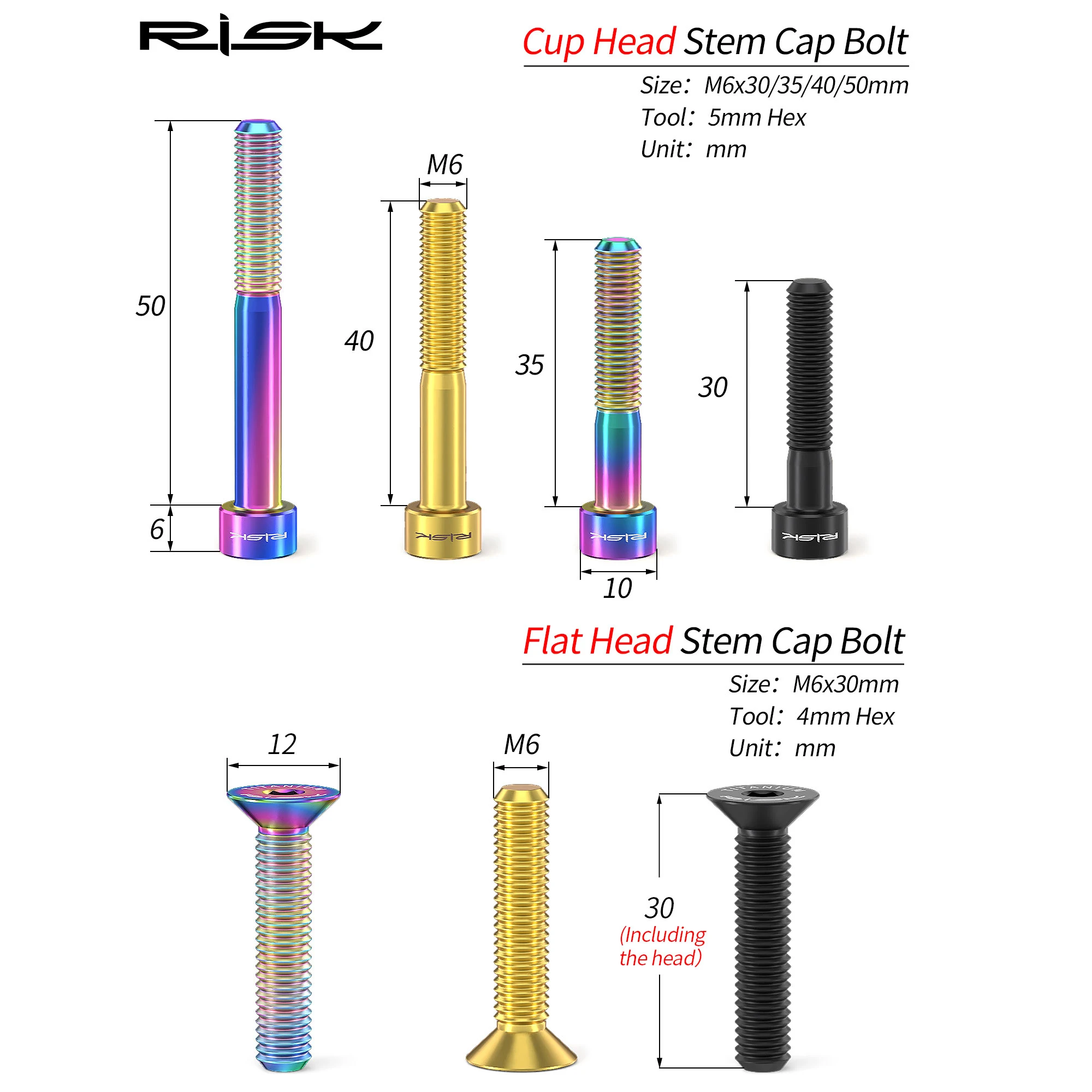 RISK Bike Titanium Bolt Screw  – Snapback Hat Flat Bewertung und Preis