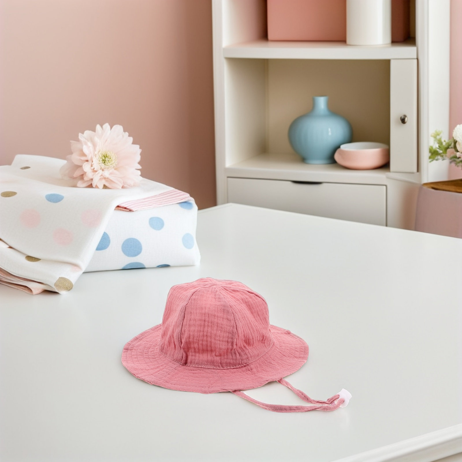 Soft Breathable Baby Cotton Bu – Sun Hat Wide Brim Bewertung und Preis