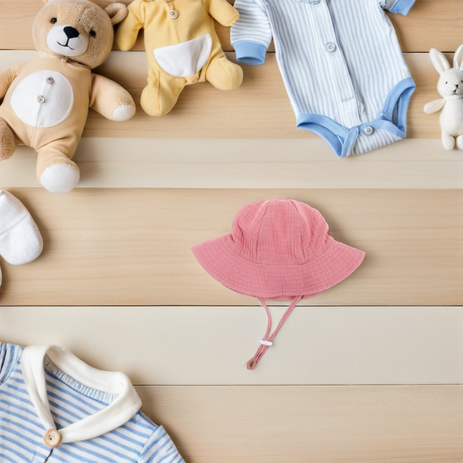 Soft Breathable Baby Cotton Bu – Sun Hat Wide Brim Bewertung und Preis