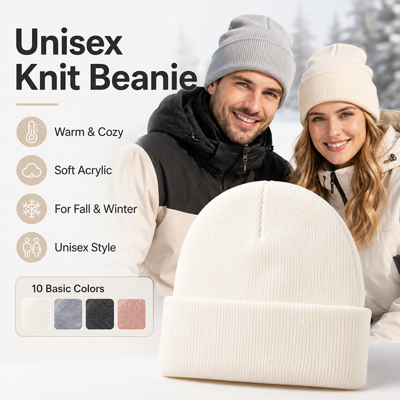 Unisex Knit Beanie Warm Acryli – Beanie Cuffed Knit Bewertung und Preis