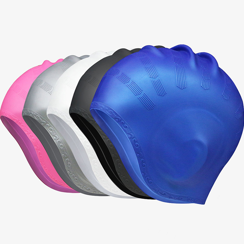 New【Adults High Elastic Swimmi – Swim Hat Silicone Bewertung und Preis