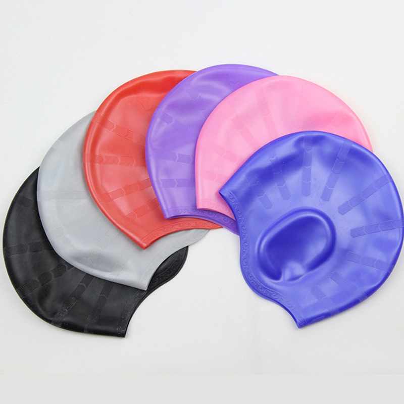 New【Adults High Elastic Swimmi – Swim Hat Silicone Bewertung und Preis