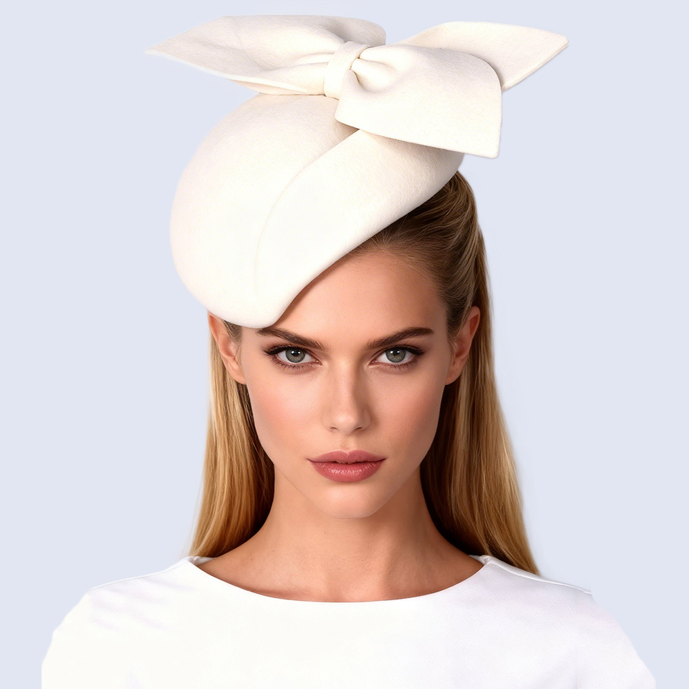 FS Black White Wool Fascinator – Beret French Wool Bewertung und Preis