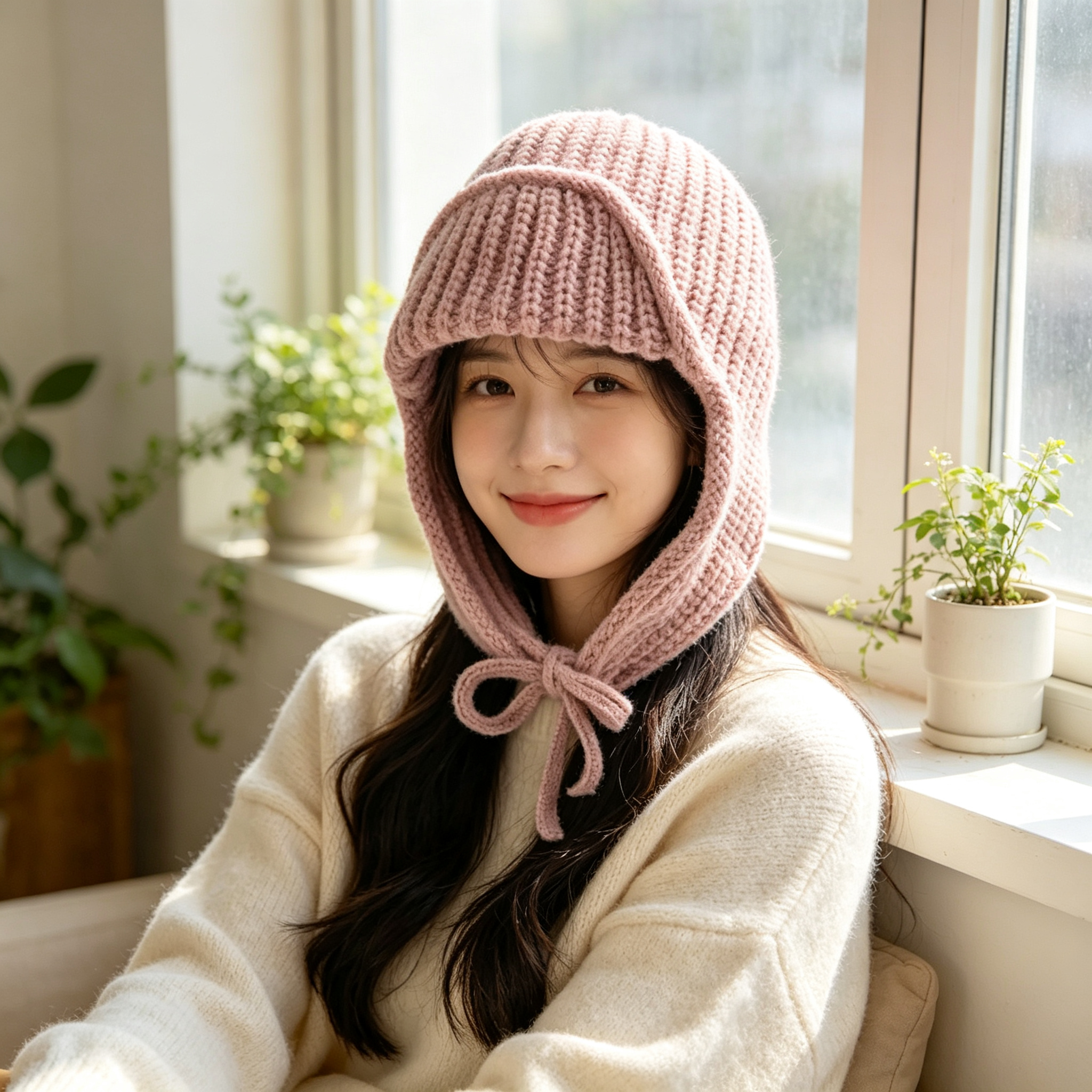 Autumn Winter Knit Earflap Bea – Trapper Hat Ear Flap Bewertung und Preis