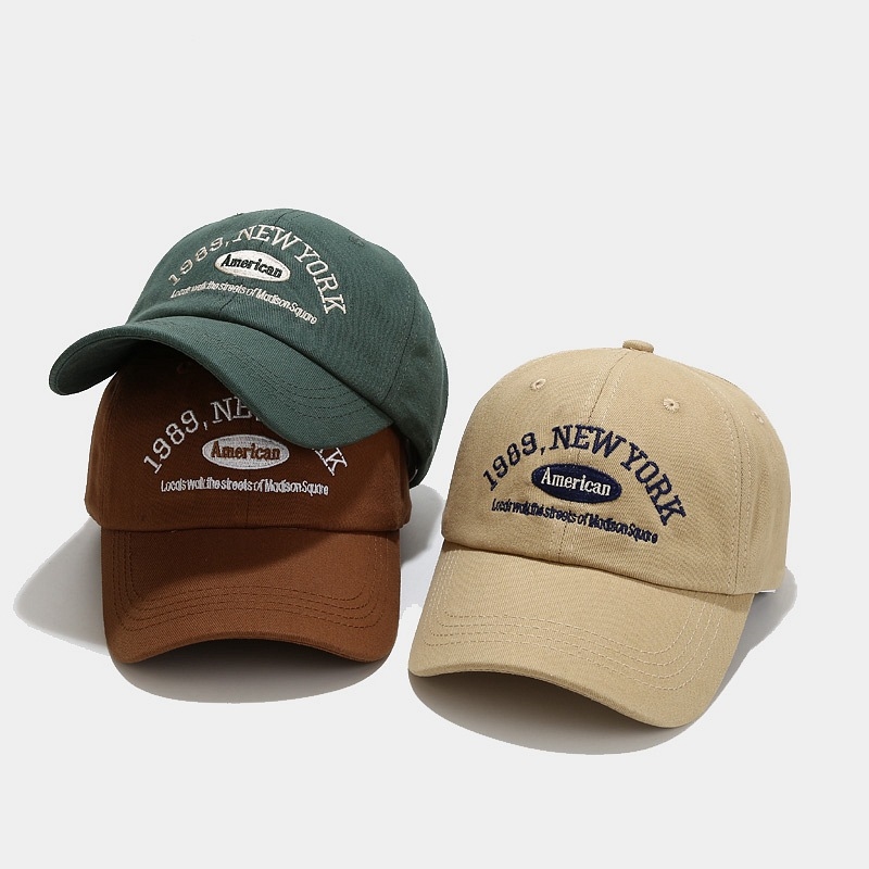 1989 New York Embroidered Base – Dad Hat Cotton Bewertung und Preis