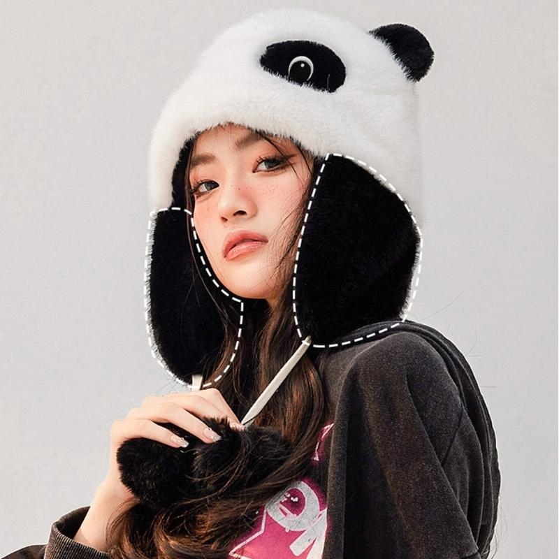 Panda Ear Hat Panda Earflap Ha – Trapper Hat Ear Flap Bewertung und Preis