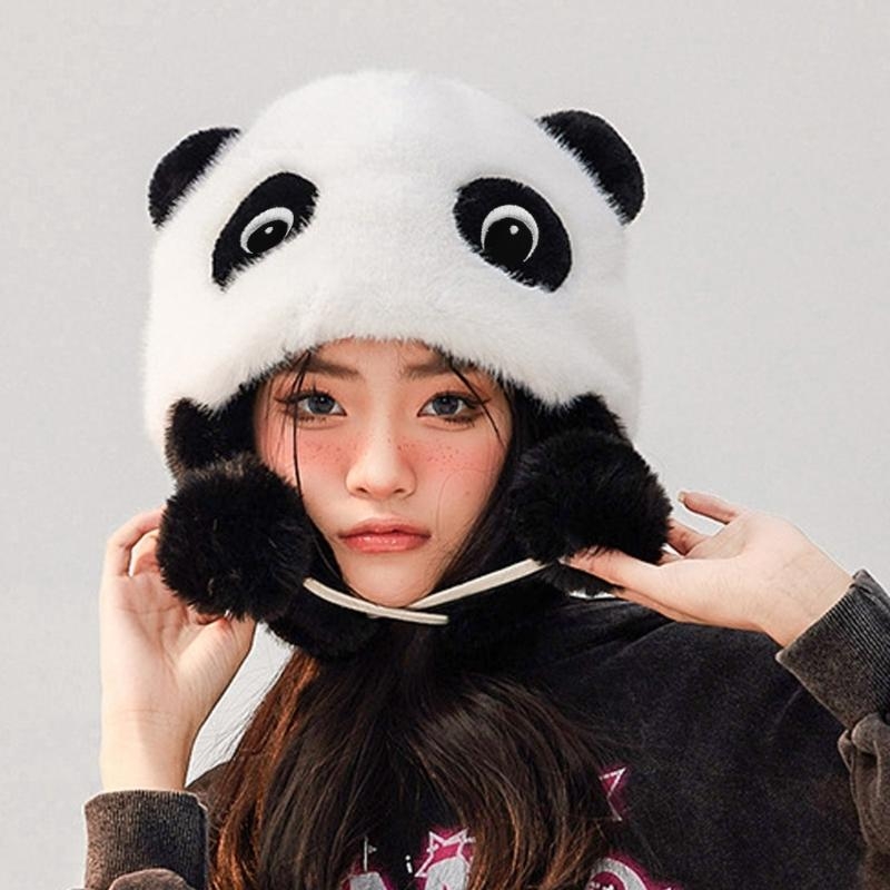 Panda Ear Hat Panda Earflap Ha – Trapper Hat Ear Flap Bewertung und Preis