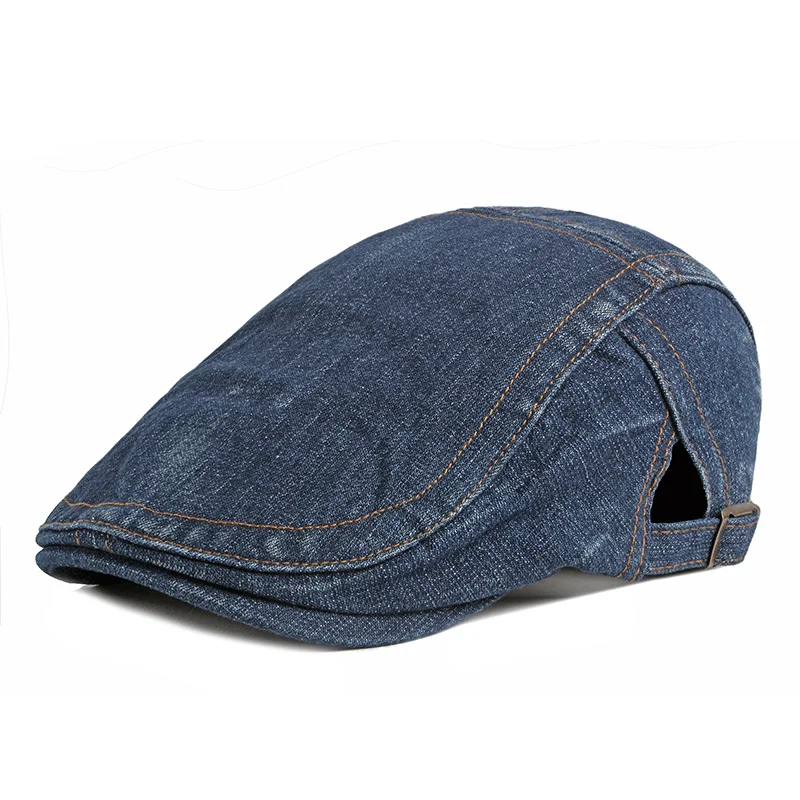 Denim Newsboy Hats Adjustable  – Newsboy Cap Ivy Bewertung und Preis