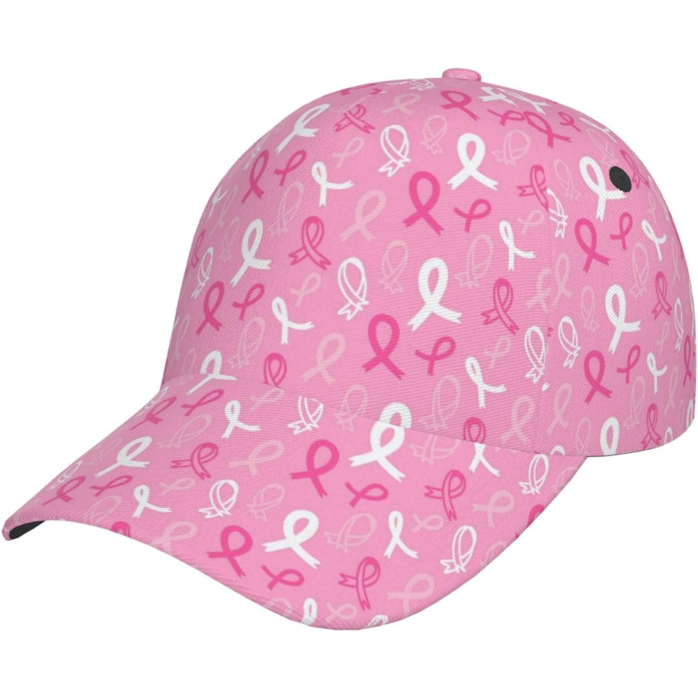 Pink and White Ribbon Bow Prin – Golf Cap Dad Bewertung und Preis