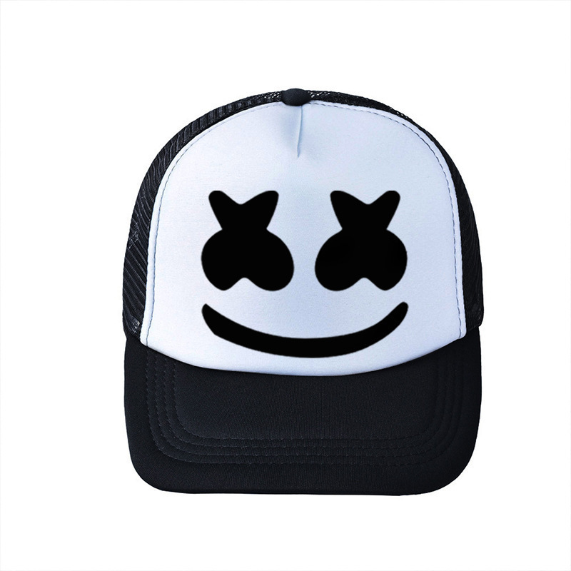 DJ Hip Pop Hat Marshmello Cosp – Trucker Cap Mesh Bewertung und Preis