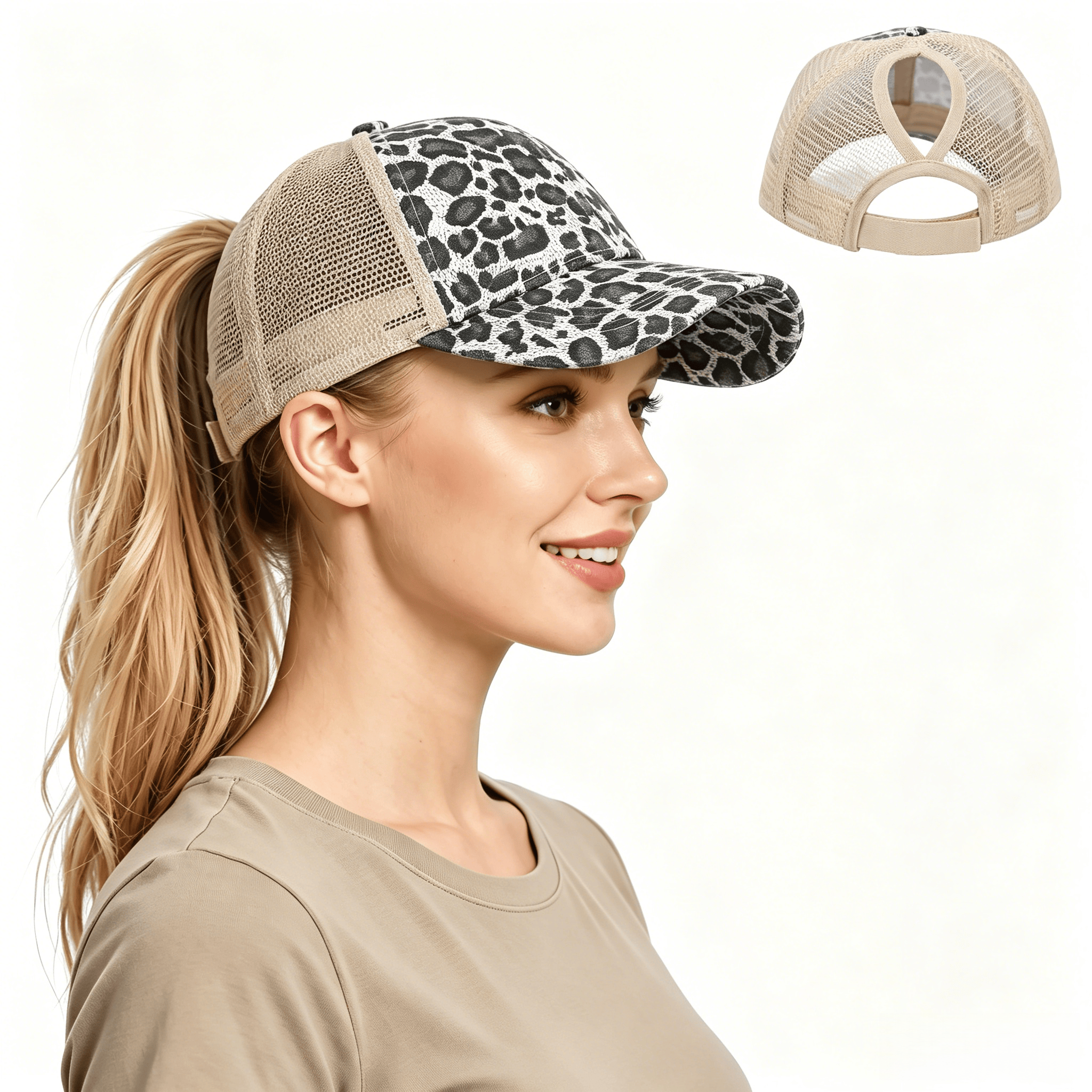 Leopard Adjustable Ponytail Ba – Golf Cap Dad Bewertung und Preis