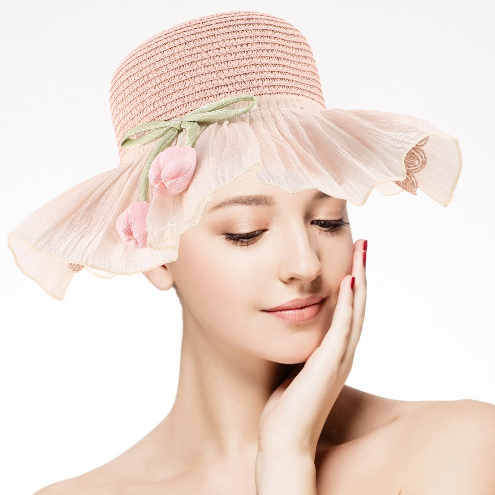 Girl Summer Straw Sun Hat Wide – Sun Hat Wide Brim Bewertung und Preis