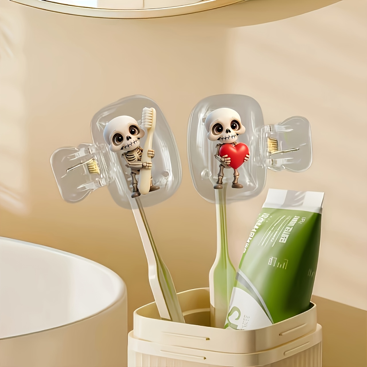 2pcs Skull Portable Toothbrush – Skull Cap Helmet Liner Bewertung und Preis