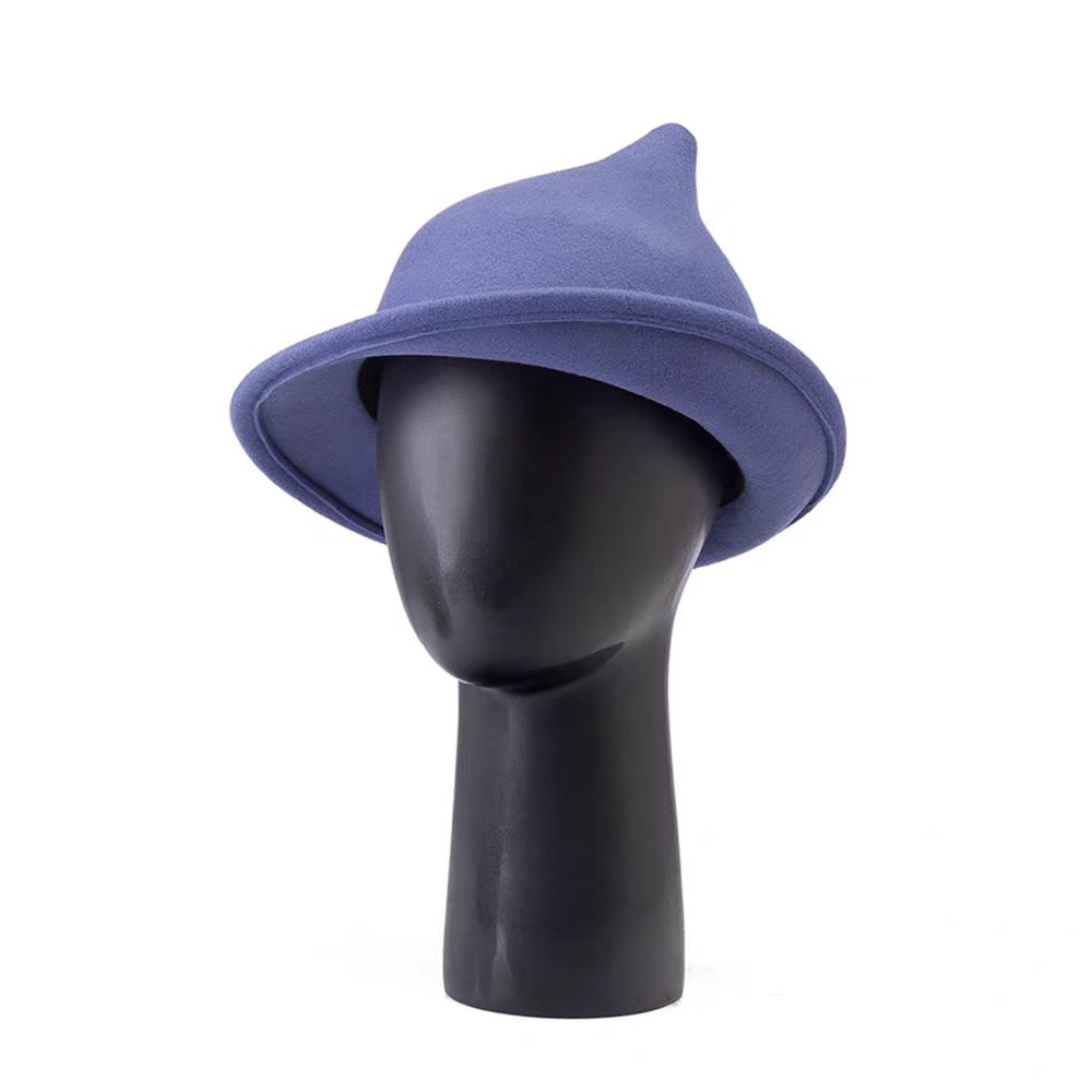 100% Wool Modern Witch Hat Hal – Fedora Hat Wool Bewertung und Preis