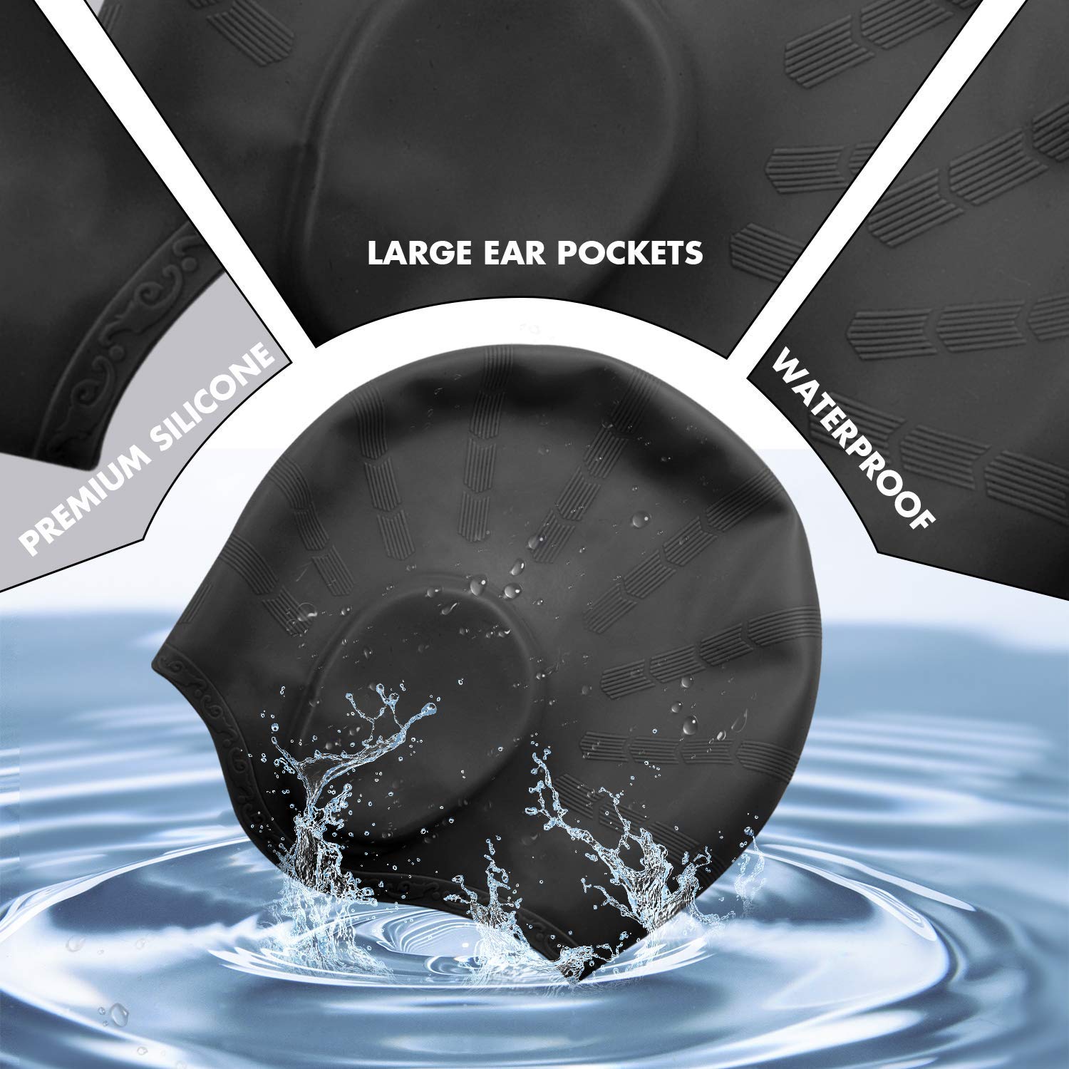 Adults High Elastic Swimming C – Swim Hat Silicone Bewertung und Preis