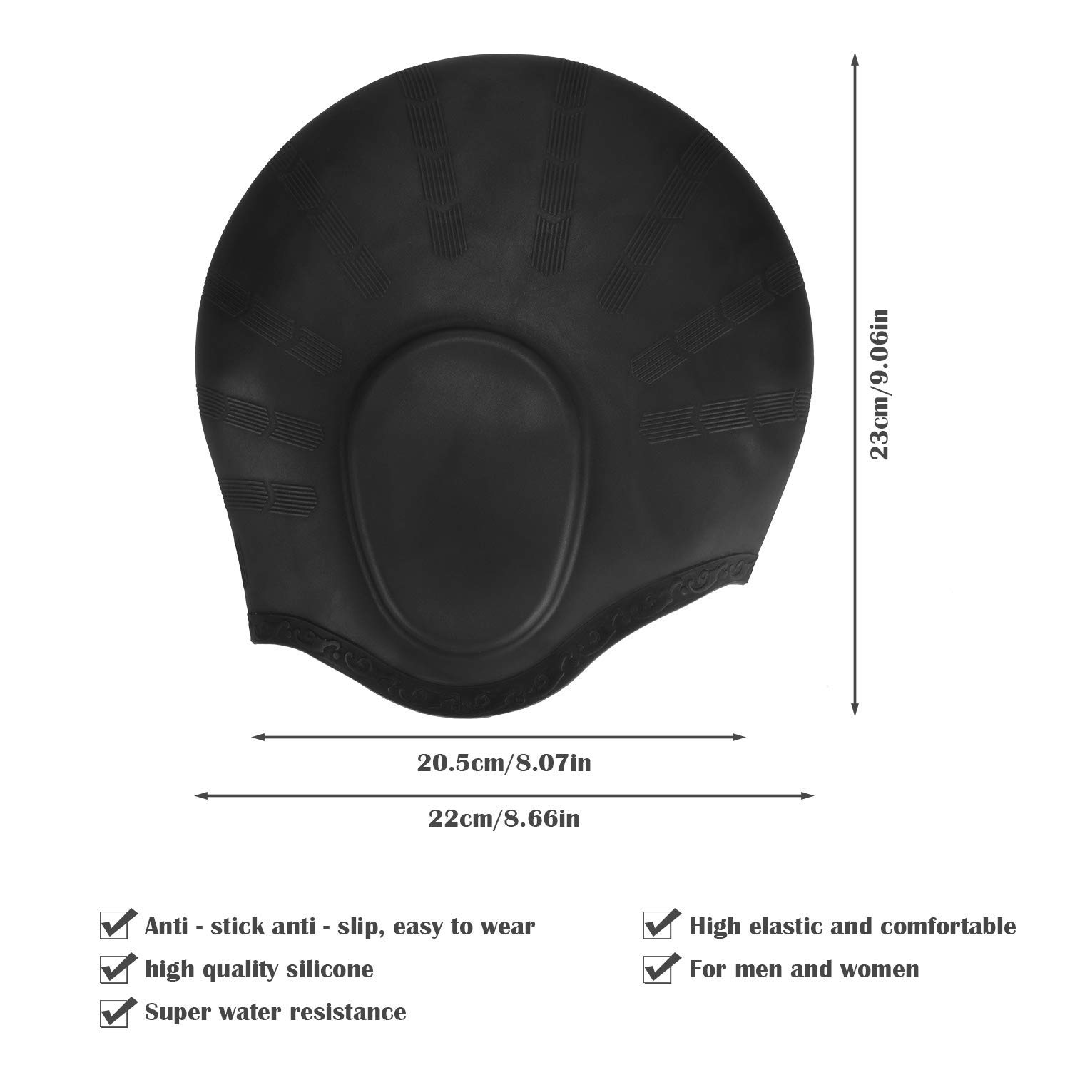Adults High Elastic Swimming C – Swim Hat Silicone Bewertung und Preis