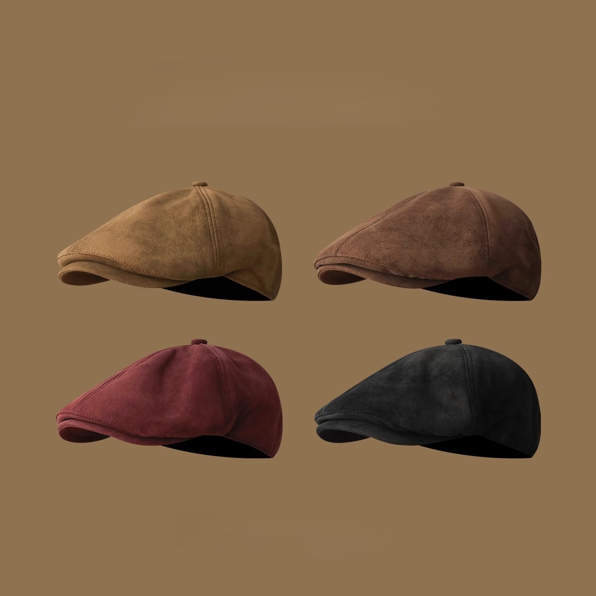 Vintage Suede Newsboy Cap Men  – Newsboy Cap Ivy Bewertung und Preis