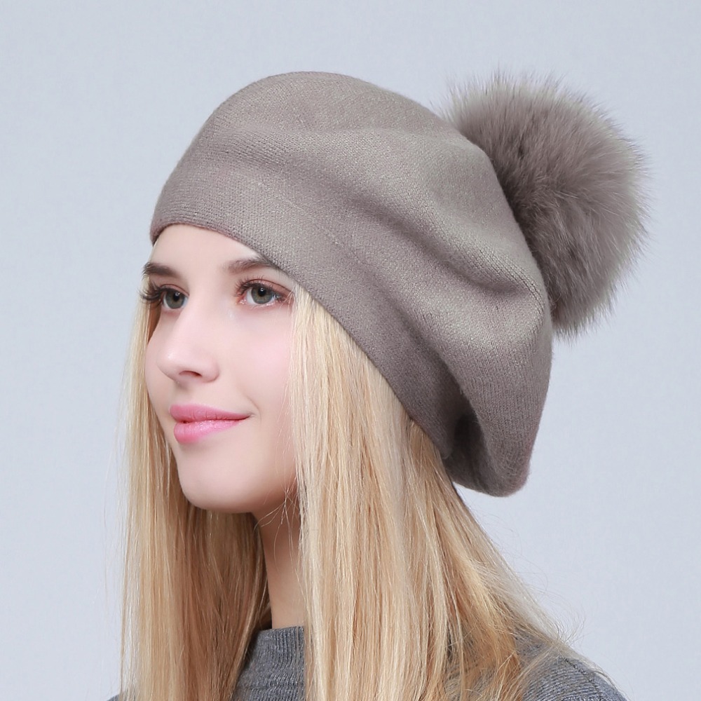 Geebro Women's Beret Hat Winte – Beret French Wool Bewertung und Preis