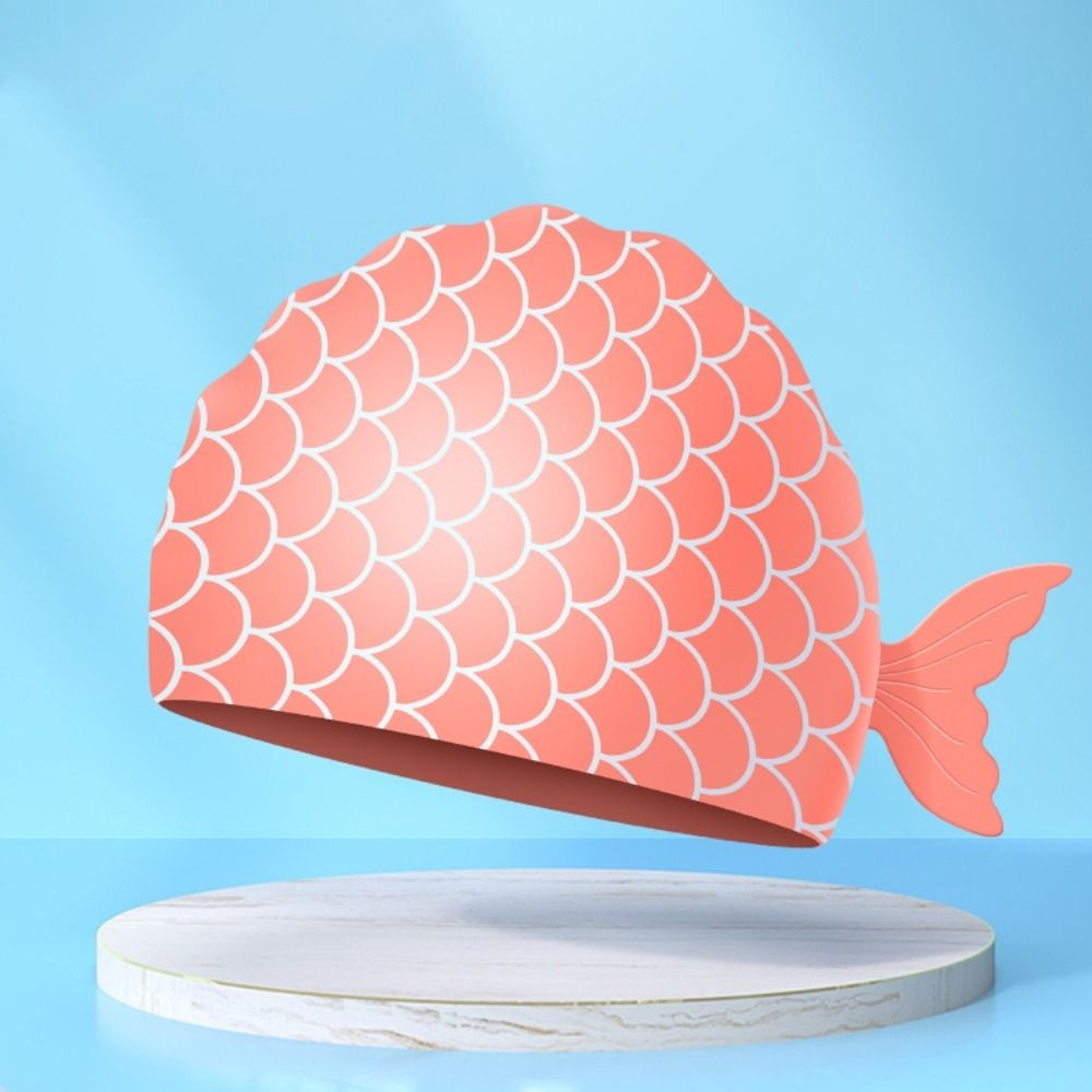 Cute Fish Children Swim Cap Ca – Swim Hat Silicone Bewertung und Preis