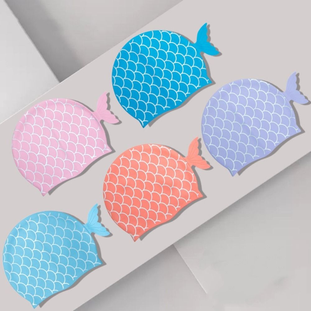 Cute Fish Children Swim Cap Ca – Swim Hat Silicone Bewertung und Preis