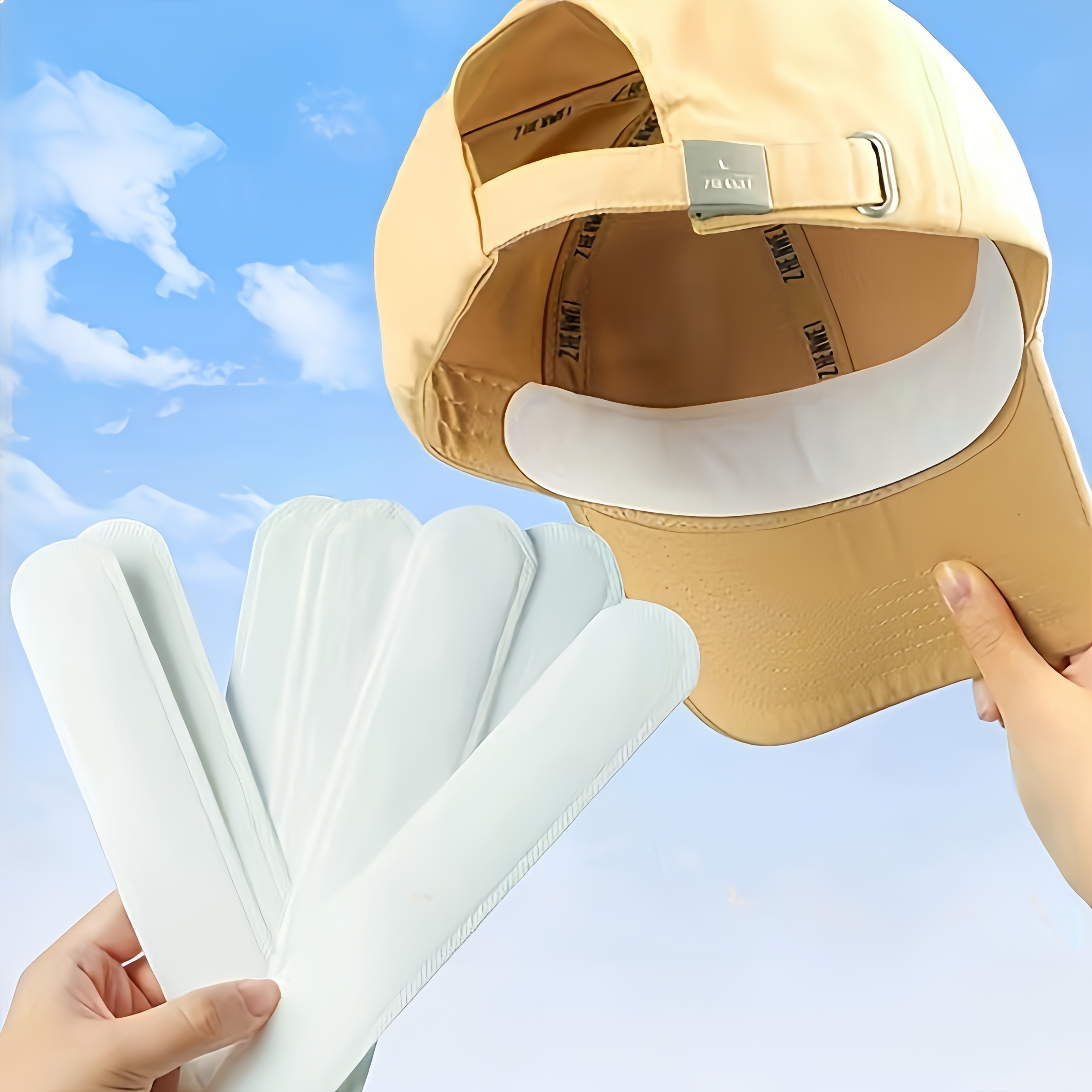 10pcs  Disposable Sweat-absorb – Baseball Cap Structured Bewertung und Preis
