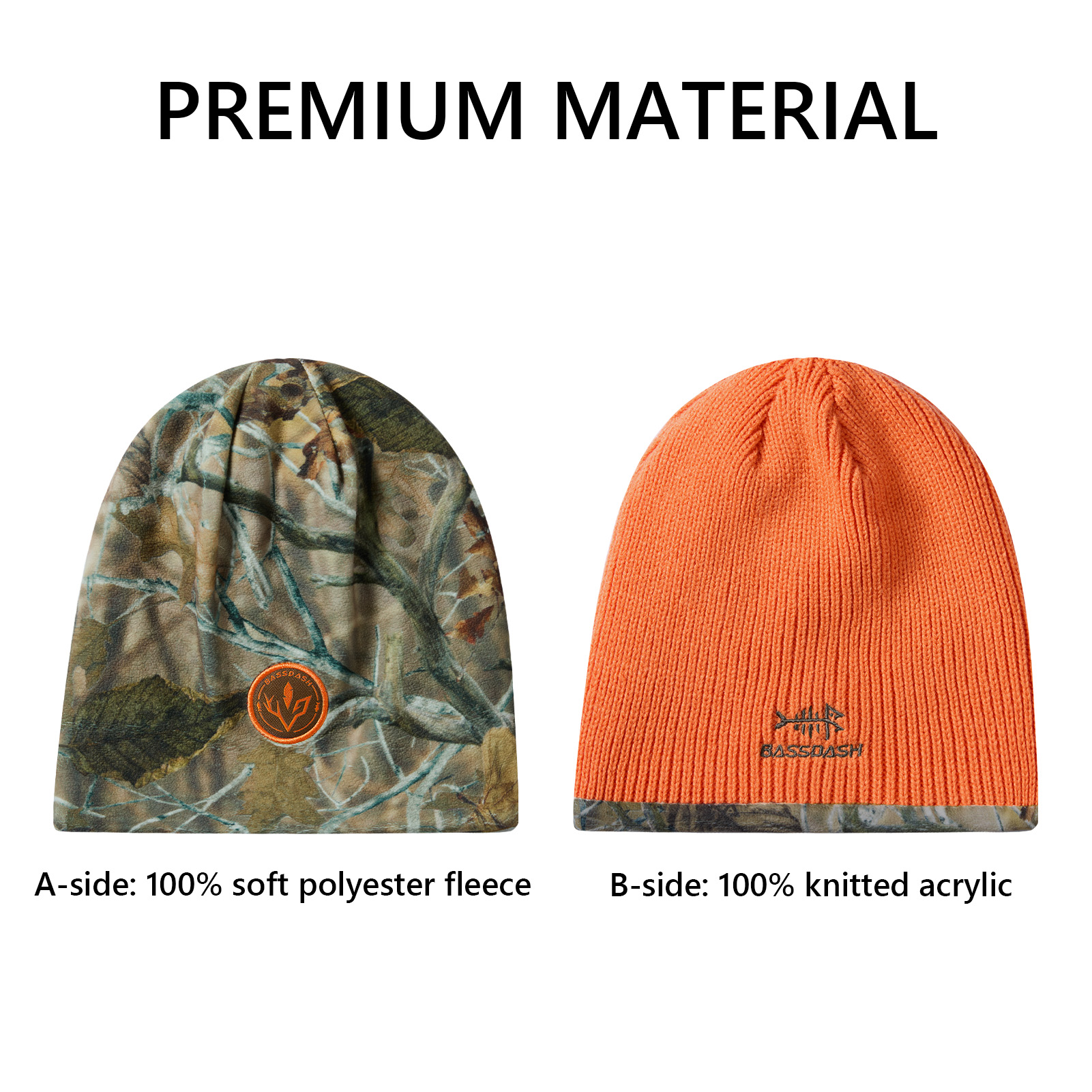 BASSDASH Reversible Windproof  – Beanie Cuffed Knit Bewertung und Preis