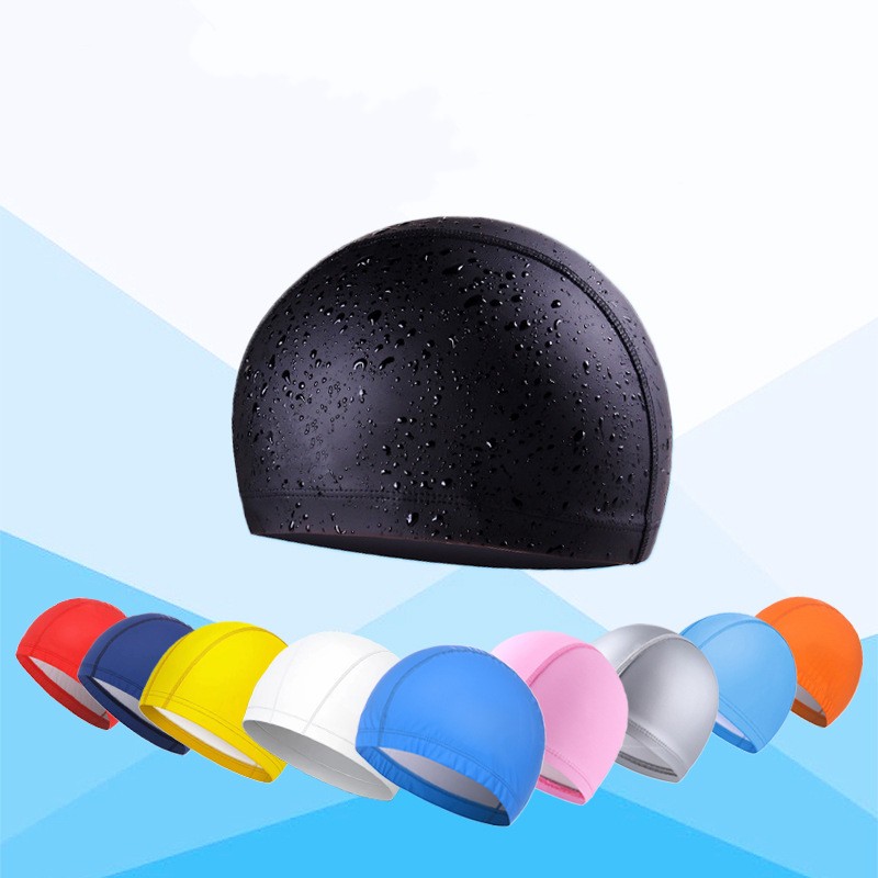 PU Coated Swimming Cap Unisex  – Swim Hat Silicone Bewertung und Preis