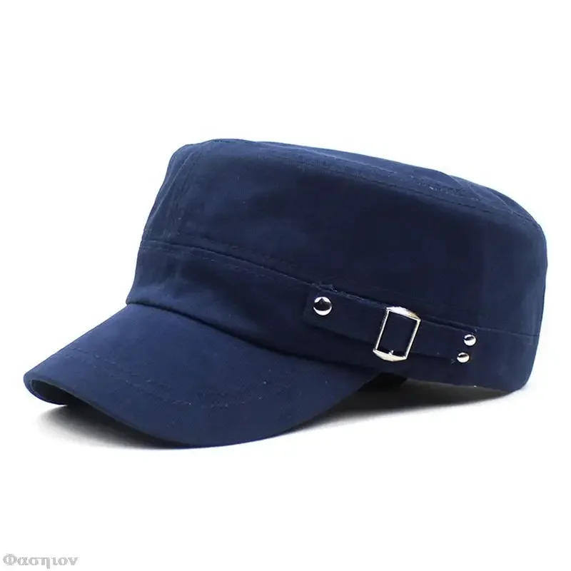 Army Cap Men Women Pure Color  – Snapback Hat Flat Bewertung und Preis