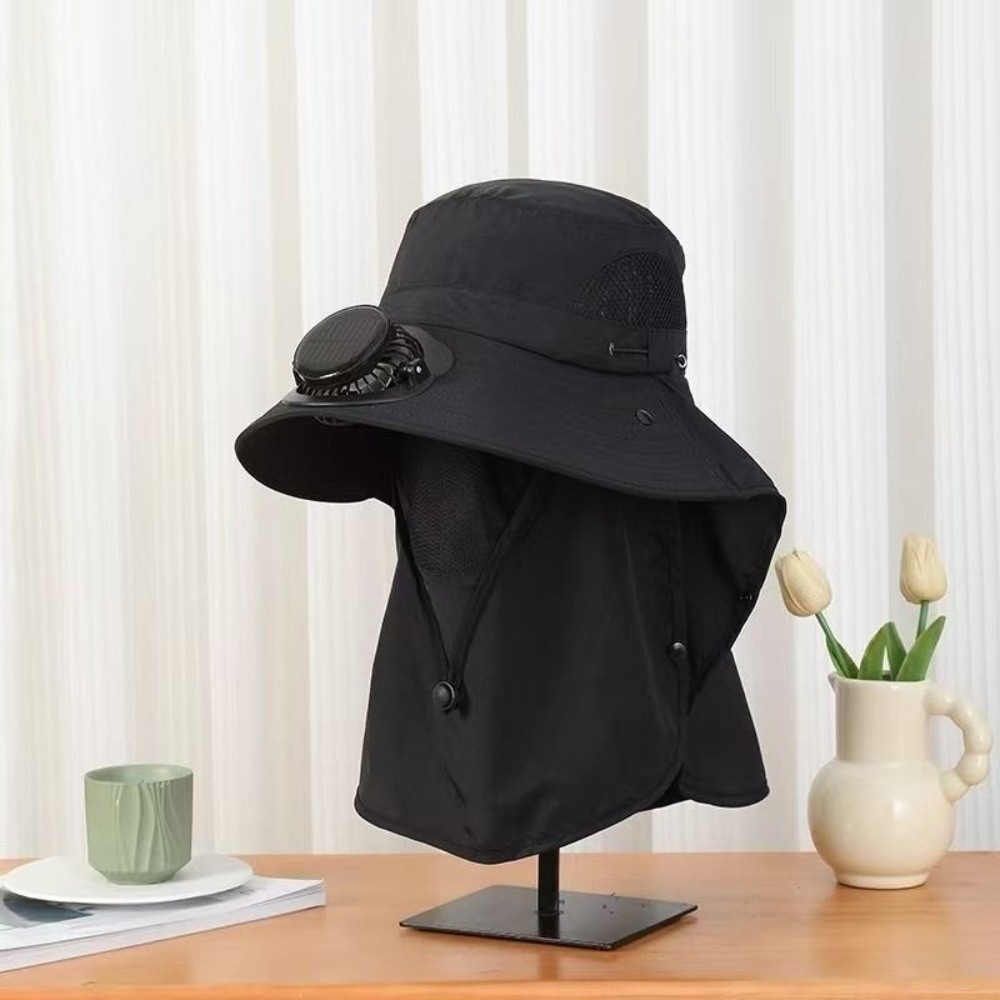 Portable Solar Rechargeable Fa – Sun Hat Wide Brim Bewertung und Preis