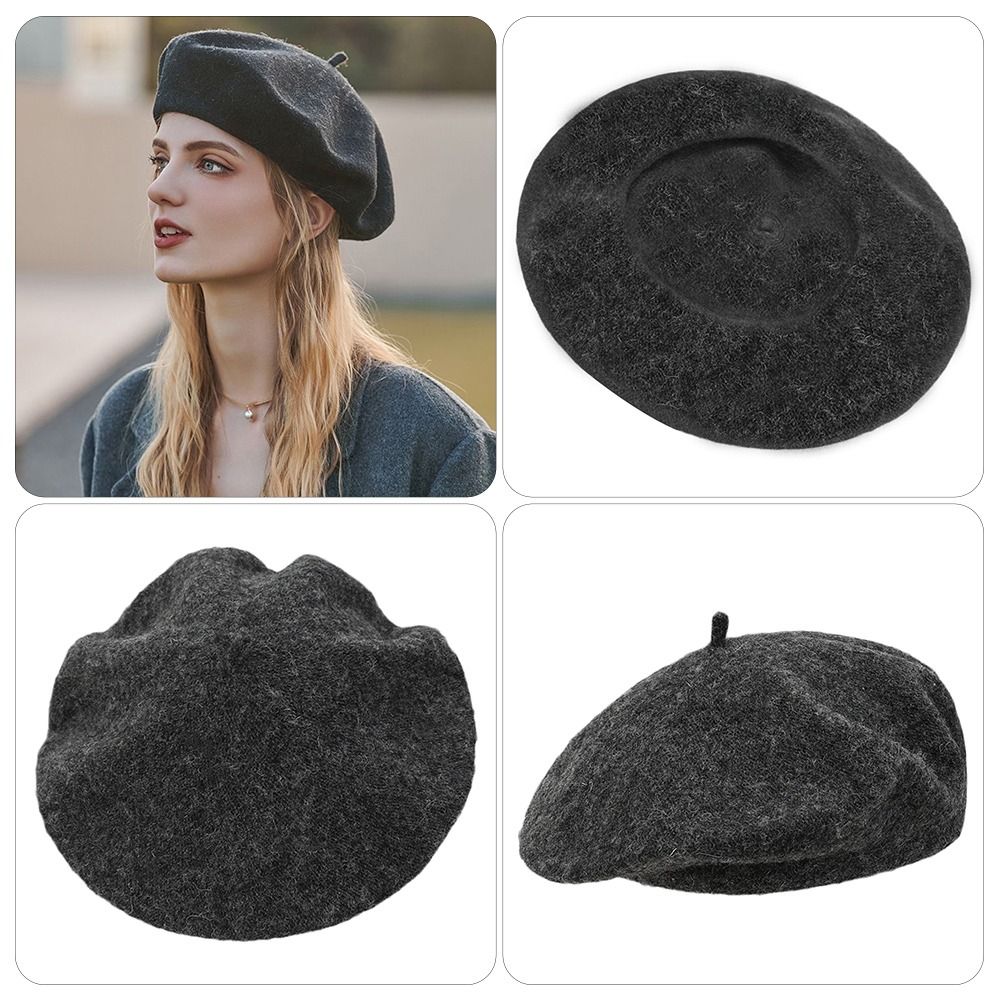 Autumn Winter Warm Wool Berets – Beret French Wool Bewertung und Preis