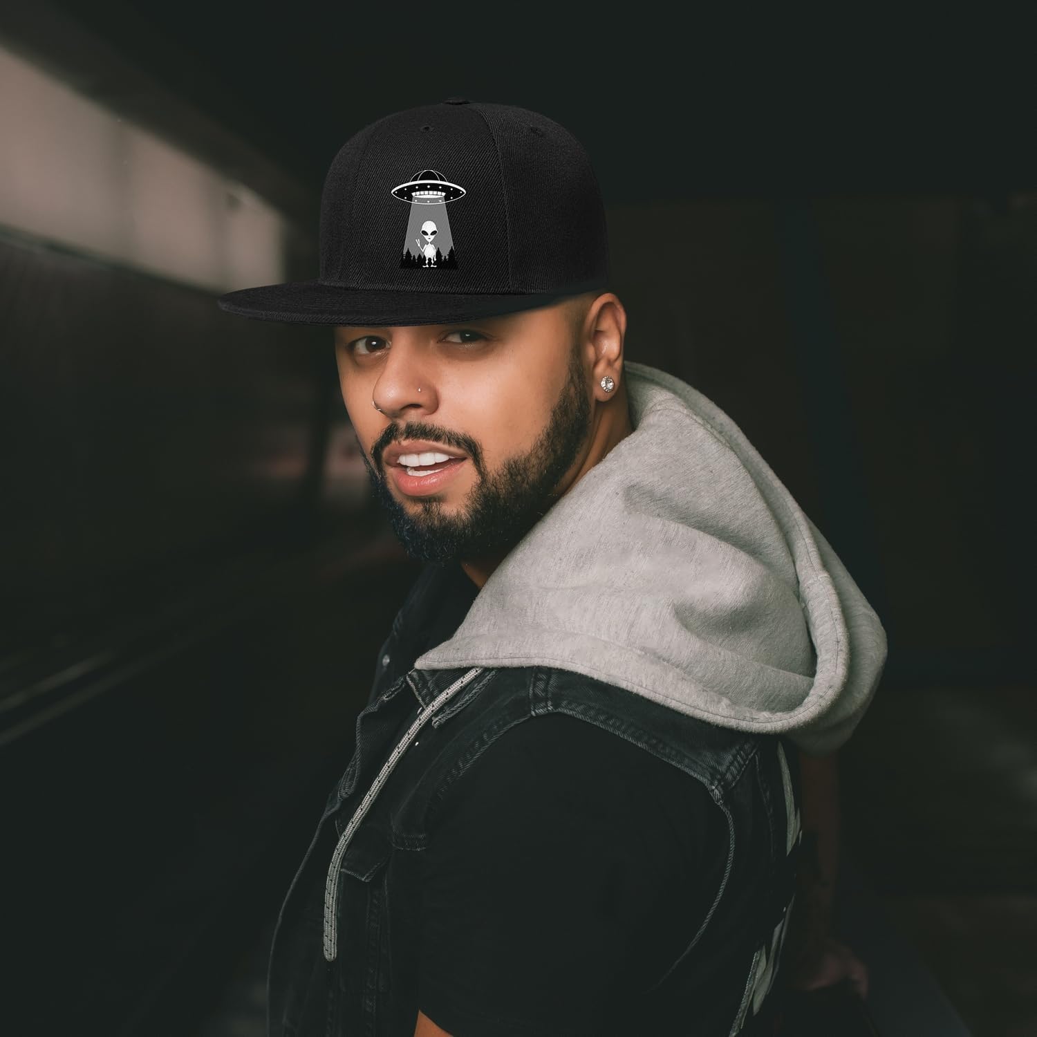 Ufo Aliens Snapback Hats for M – Snapback Hat Flat Bewertung und Preis