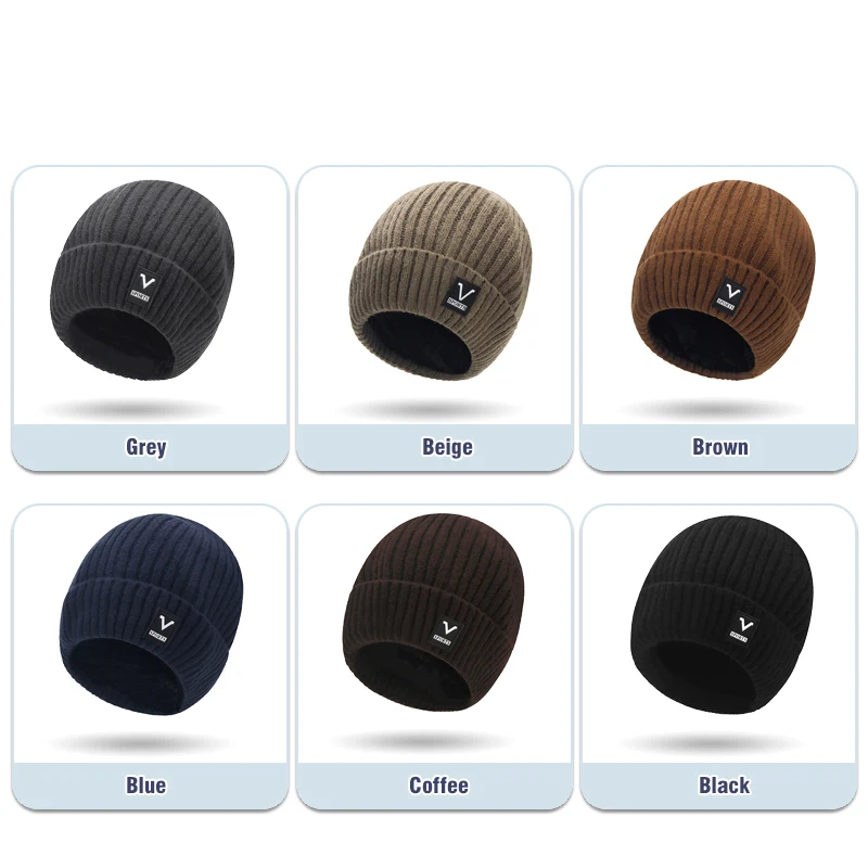 Beanie Men Slouchy Knit Skull  – Beanie Cuffed Knit Bewertung und Preis