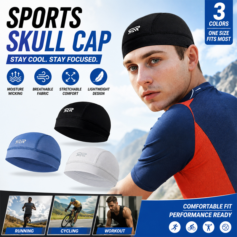 New Men's Cooling Skull Cap fo – Skull Cap Helmet Liner Bewertung und Preis