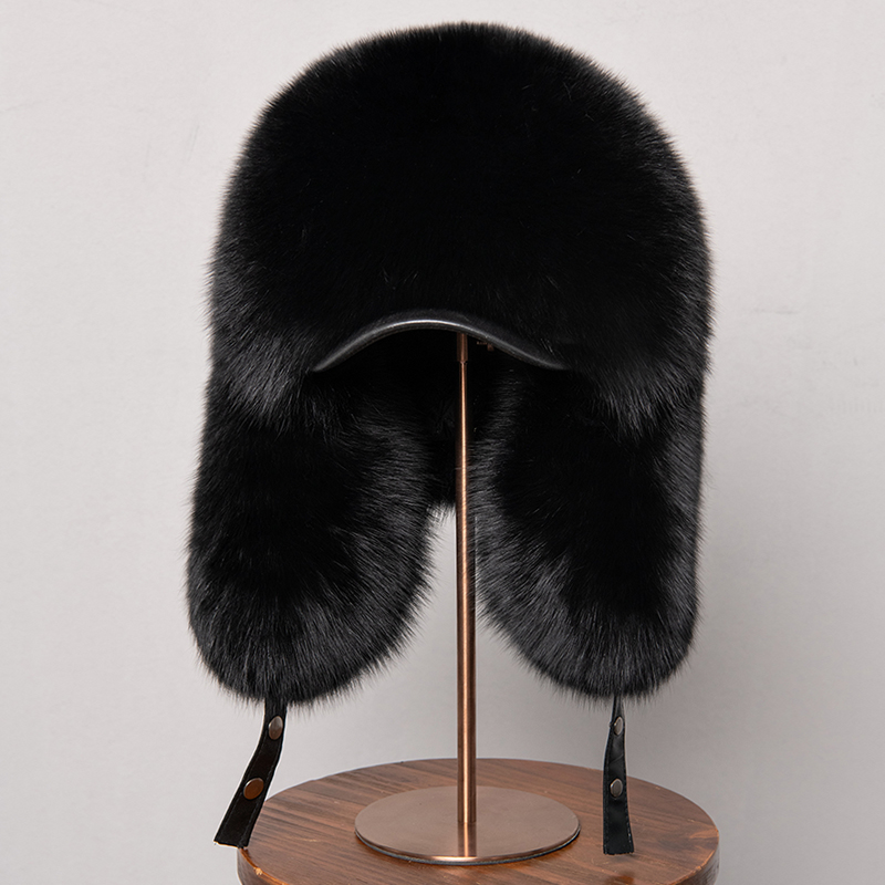 100% Real Fox Fur Hats Women's – Trapper Hat Ear Flap Bewertung und Preis