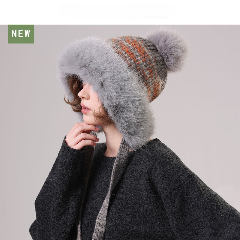 Women's Fuzzy Knit Trapper Hat – Trapper Hat Ear Flap Bewertung und Preis