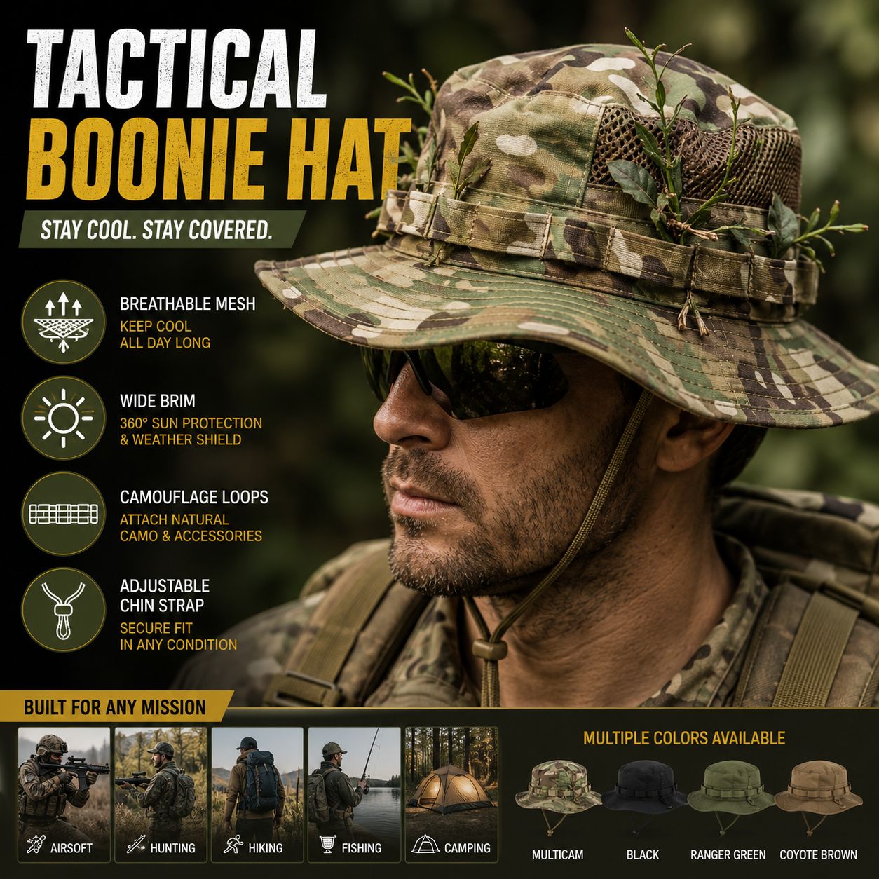 MC Camouflage Boonie Hat Men W – Boonie Hat Tactical Bewertung und Preis