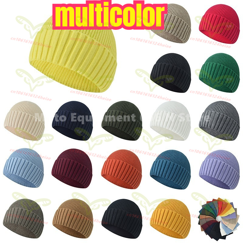 Autumn Winter Soft Knitted Bea – Beanie Cuffed Knit Bewertung und Preis