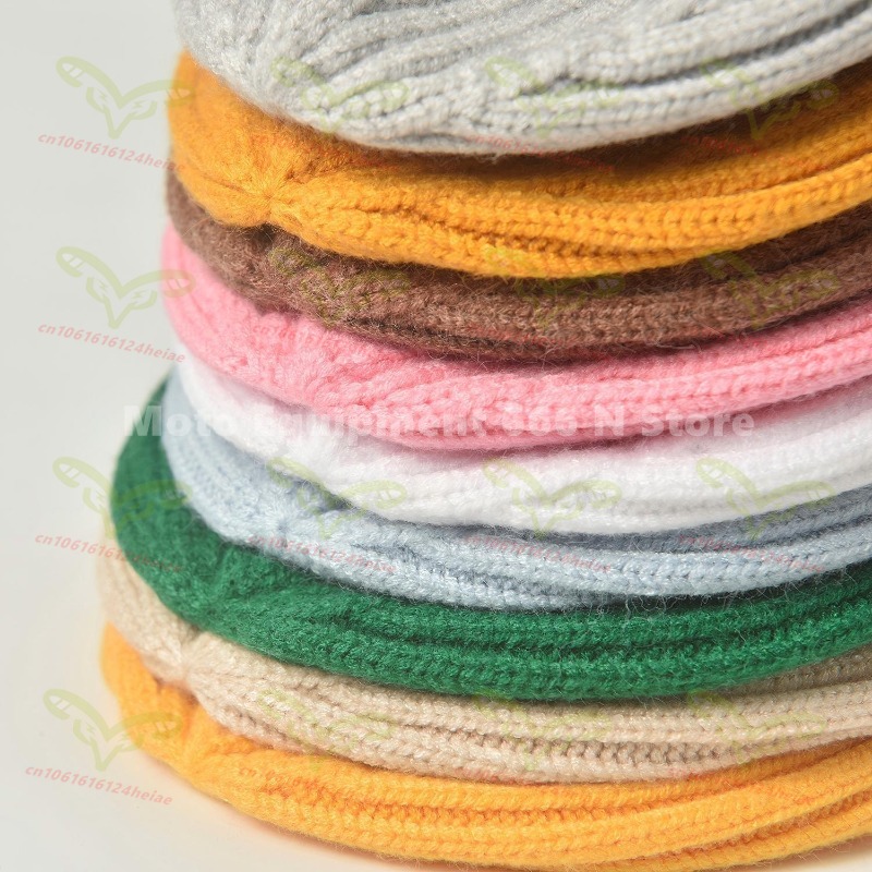 Autumn Winter Soft Knitted Bea – Beanie Cuffed Knit Bewertung und Preis