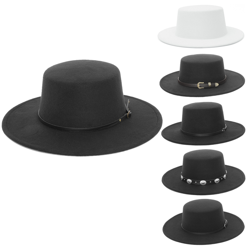 Elegant Wide Brim Fedora Hat f – Fedora Hat Wool Bewertung und Preis