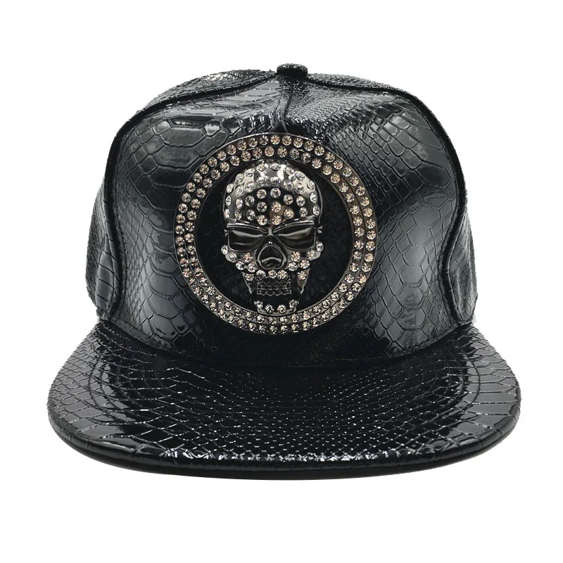 Brand Oohmy Men Women PU Leath – Snapback Hat Flat Bewertung und Preis