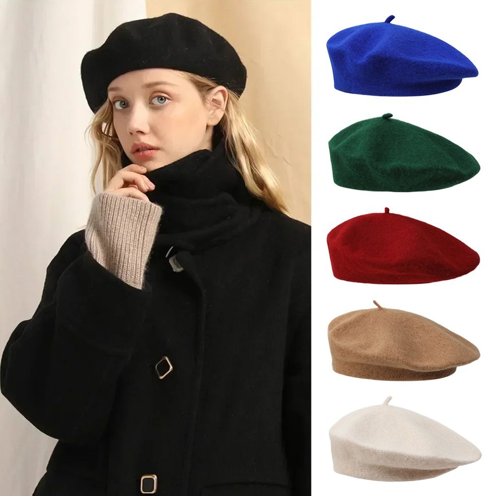 Autumn Winter Warm Wool Berets – Beret French Wool Bewertung und Preis