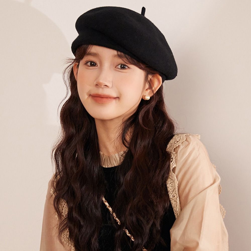 Autumn Winter Warm Wool Berets – Beret French Wool Bewertung und Preis